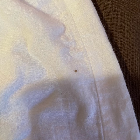 Old navy white w/eyelet cotton dress size large - Picture 3 of 5